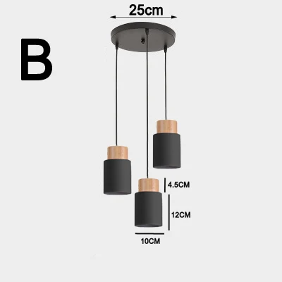 suspension-moderne-noire-bois